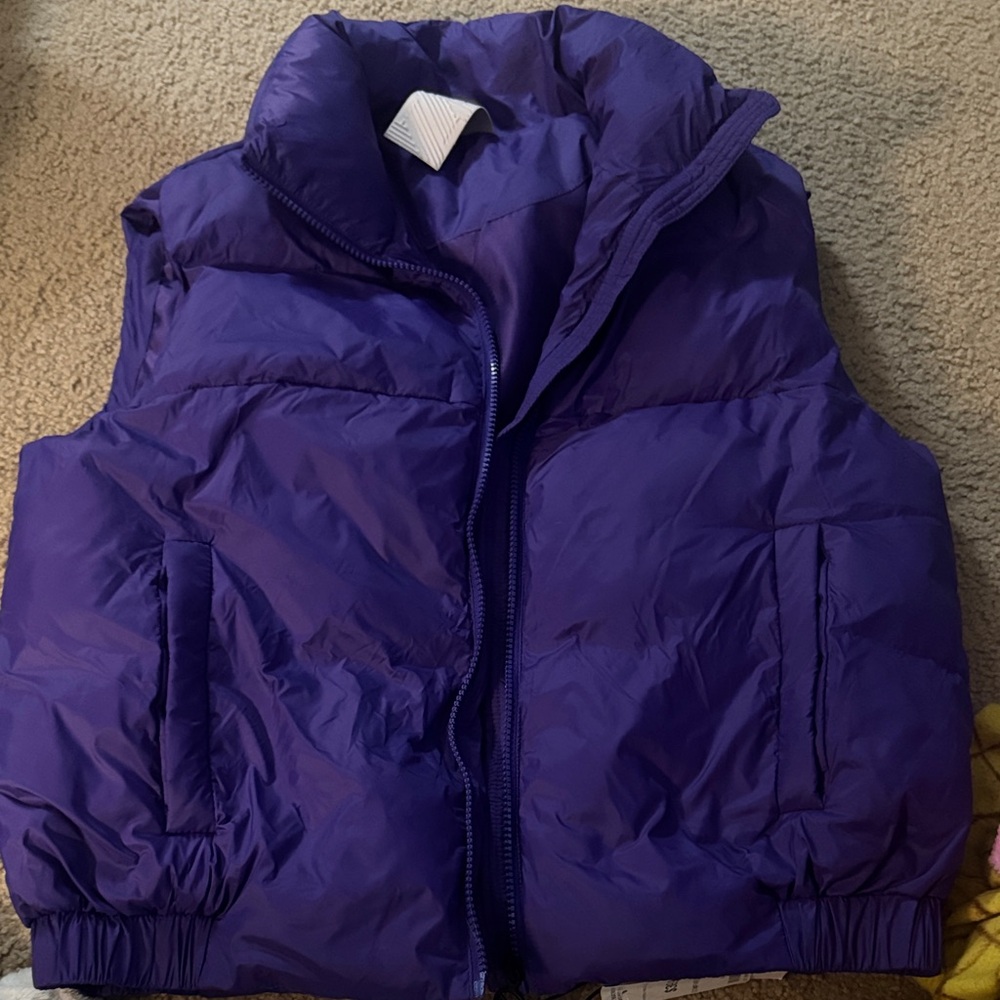 Noize Women's Purple Puffer Vest